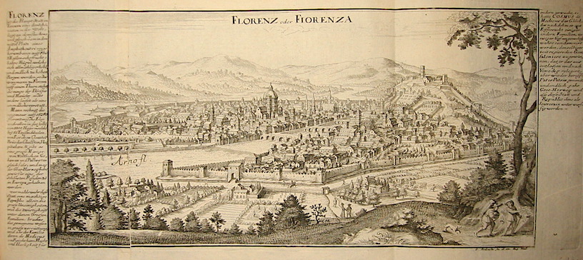 Bodenehr Gabriel (1664-1758) Florenz oder Fiorenza 1715 ca. Augsburg